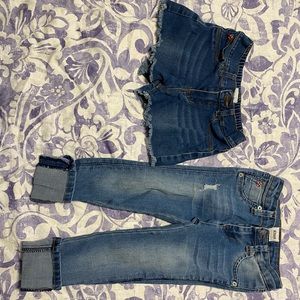 Girls Hudson Brand jeans